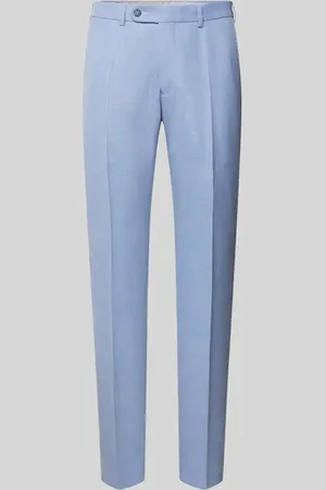 Digel Spodnie do garnituru o kroju slim fit w kant model ‘Sergio’