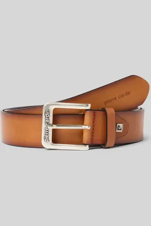 Pierre Cardin Pasek skórzany z detalem z logo