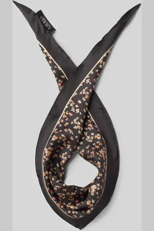Ralph Lauren Szal jedwabny z napisem z logo