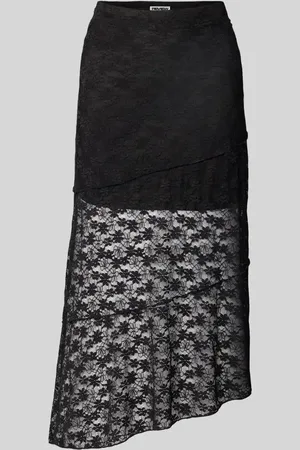 Review Spódnica midi z efektem podpalenia