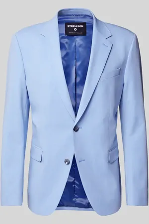 Strellson Marynarka na 2 guziki o kroju slim fit z kieszeniami z patką model ‘Aidan’