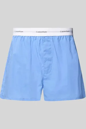 Calvin Klein Szorty od piżamy o kroju relaxed fit z elastycznym pasem z logo