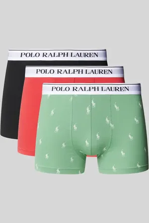 Ralph Lauren Obcisłe bokserki z elastycznym paskiem z logo w zestawie 3 szt.