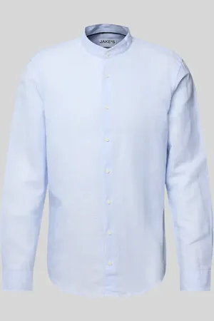 Jake*s Koszula biznesowa o kroju casual fit z listwą guzikową