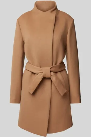 Calvin Klein Płaszcz z paskiem w talii