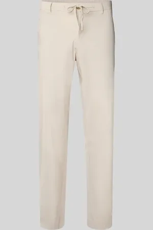 SELECTED Spodnie o kroju slim fit z tunelem model ‘LERO’
