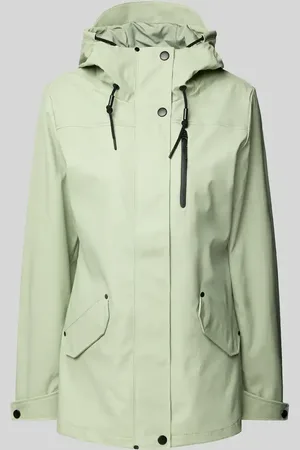 Ragwear Kurtka przeciwdeszczowa z kapturem i kieszeniami z patką model ‘Meast Rainy’