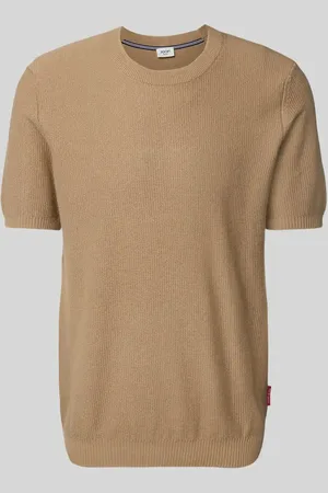 JOOP! T-shirt z prążkowanymi wykończeniami model ‘Simoro’