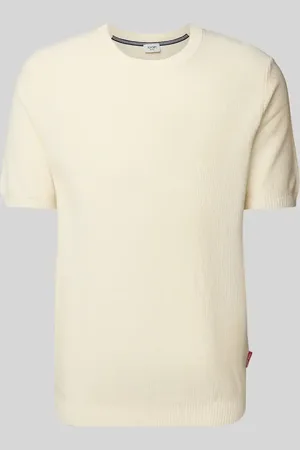 JOOP! T-shirt z prążkowanymi wykończeniami model ‘Simoro’