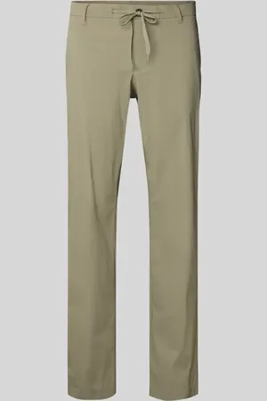 SELECTED Spodnie o kroju slim fit z tunelem model ‘LERO’