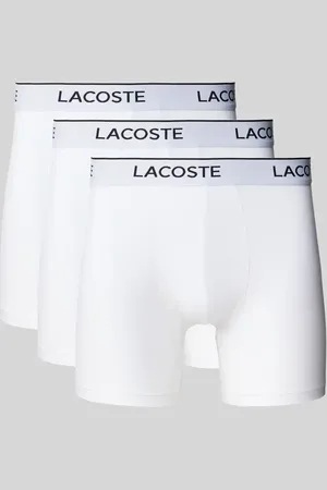Lacoste Bokserki z elastycznym paskiem z logo w zestawie 3 szt.