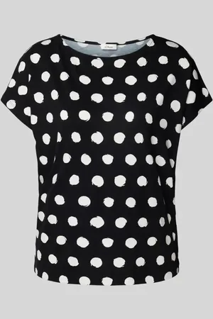 QS by s.Oliver T-shirt o kroju relaxed fit z mieszanki wiskozy