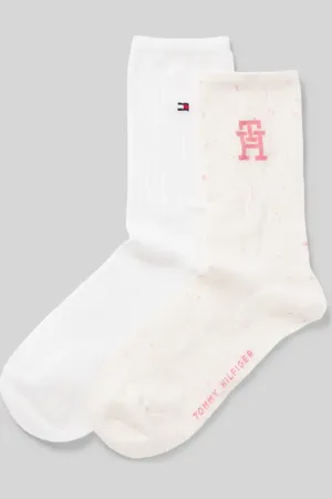 Tommy Hilfiger Skarpety z nadrukiem z logo w zestawie 2 szt.