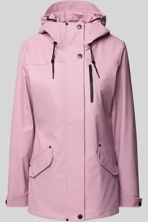 Ragwear Kurtka przeciwdeszczowa z kapturem i kieszeniami z patką model ‘Meast Rainy’