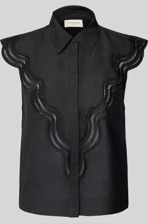Copenhagen Muse Bluzka o kroju slim fit z kołnierzykiem typu kent model ‘COLE’