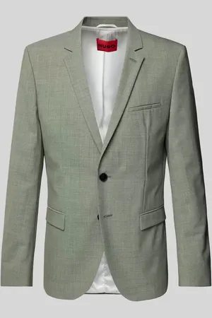 HUGO BOSS Marynarka na dwa guziki o kroju slim fit z kołnierzem z połami model ‘Arti’