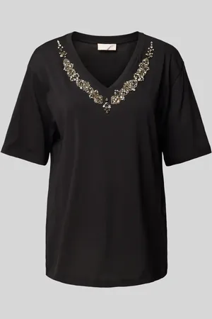Liu Jo T-shirt zdobiony kamieniami