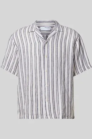 SELECTED Koszula casualowa z listwą guzikową model ‘KYLIAN’