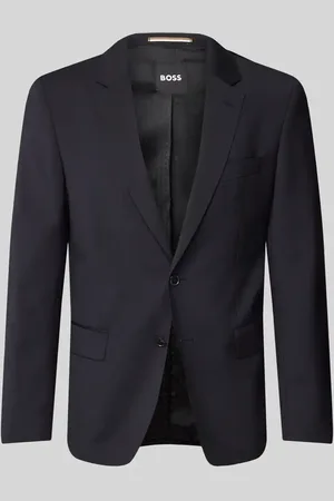 HUGO BOSS Marynarka na 2 guziki z kołnierzem z połami