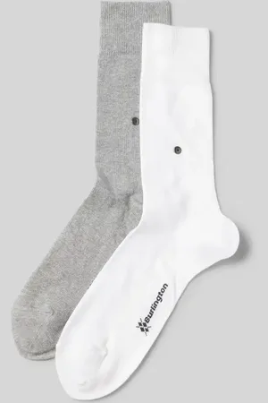 Burlington Skarpety z aplikacją z logo w zestawie 2 szt. model ‘E.day’