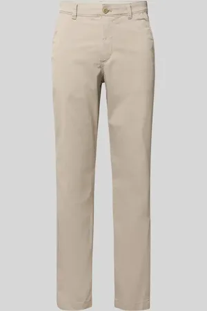 Calvin Klein Chinosy o kroju slim fit z wpuszczanymi kieszeniami