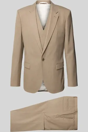 HUGO BOSS Garnitur o kroju slim fit z dodatkiem wełny model ‘Arti/Hesten242V1X’