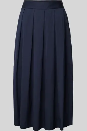 0039 Italy Spódnica midi z kontrafałdami model ‘KYLIE’