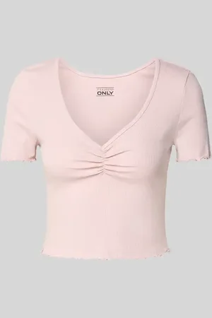 ONLY Top krótki o kroju regular fit z mieszanki bawełny i elastanu model ‘BETTY’