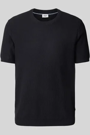 JOOP! T-shirt z prążkowanymi wykończeniami model ‘Simoro’