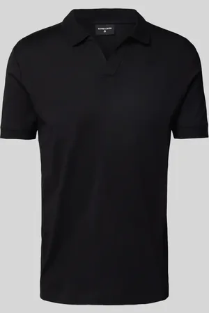 Strellson Koszulka polo z prążkowanymi wykończeniami model ‘Clark’
