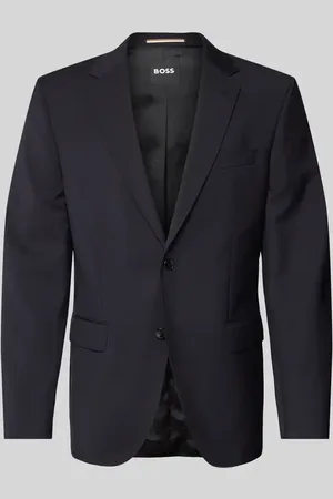 HUGO BOSS Marynarka zapinana na dwa guziki z kołnierzem z połami model ‘Jeckson’