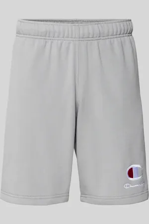 Champion Szorty z dzianiny dresowej z wyhaftowanym logo i elastycznym pasem