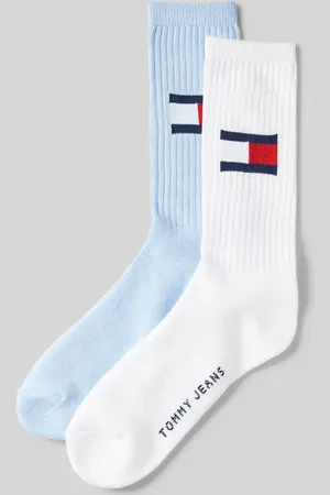 Tommy Hilfiger Skarpety długie z bawełny mieszanej