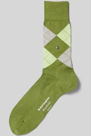 Burlington Skarpety z aplikacją z logo model ‘MANCHESTER’
