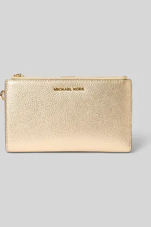 Michael Kors Portfel ze skóry z detalem z logo model ‘JET SET’