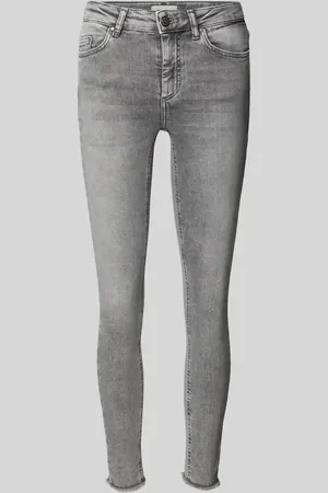 ONLY Jeansy o kroju skinny fit z naszywką z logo