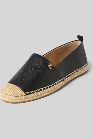 Ralph Lauren Espadryle ze skóry z detalem z logo model ‘CAMERYN’