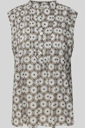 Marc O’ Polo Top bluzkowy o kroju regular fit z krótką listwą guzikową