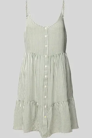 VERO MODA Sukienka o linii A i luźnym kroju z czystej wiskozy model ‘BUMPY’