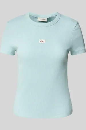 Calvin Klein T-shirt z detalem z logo