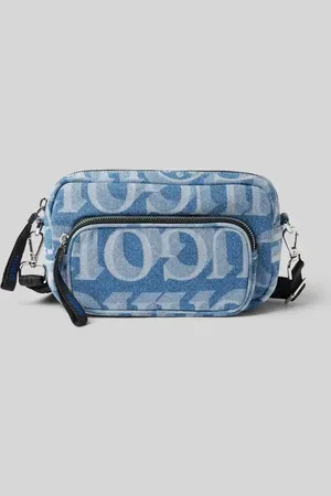 Hugo Blue Torba na ramię z nadrukiem z logo model ‘Roselyn’