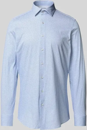 Roy Robson Koszula biznesowa o kroju slim fit z listwą guzikową