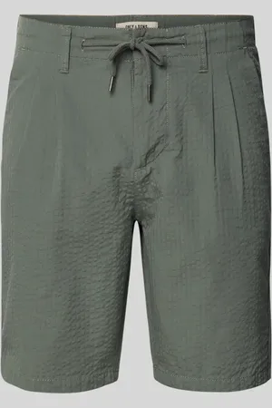 Only & Sons Szorty o kroju regular fit z fakturowanym wzorem model ‘LEO LIFE’