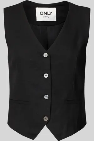 ONLY Kamizelka o kroju regular fit z troczkami model ‘CARO’
