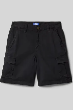 JACK & JONES Szorty cargo o kroju regular fit z wpuszczanymi kieszeniami model ‘KARL’