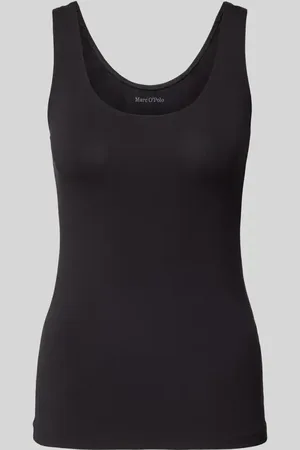 Marc O’ Polo Top o kroju shaped fit z dodatkiem bawełny