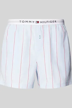 Tommy Hilfiger Szorty od piżamy o kroju regular fit z elastycznym pasem z logo