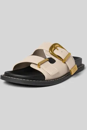 Steve Madden Klapki ze sprzączką i detalem z logo model ‘ARCH’