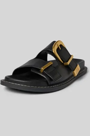 Steve Madden Klapki ze sprzączką i detalem z logo model ‘ARCH’