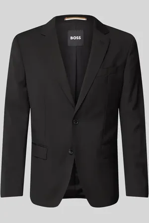 HUGO BOSS Marynarka na 2 guziki z kołnierzem z połami
